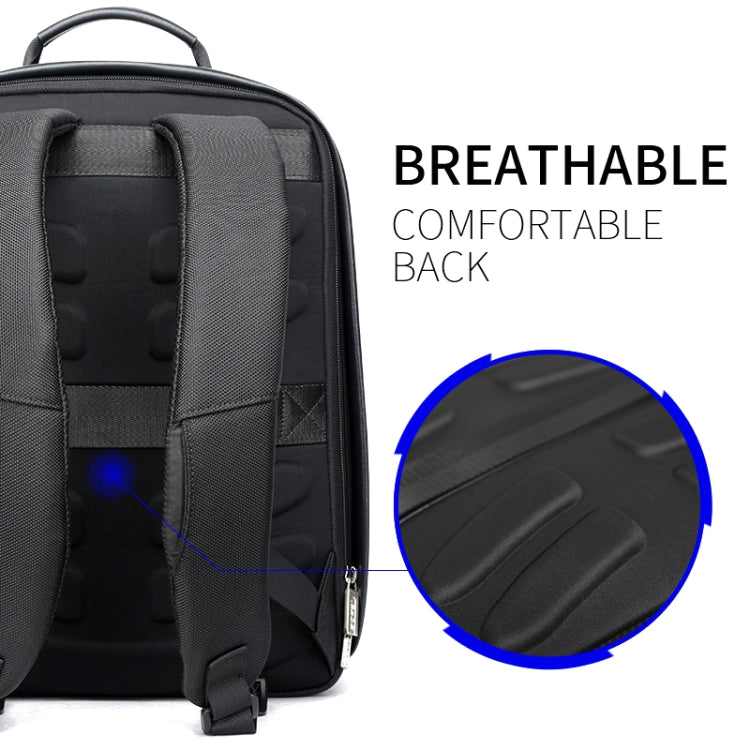 Bopai 851-014318 Moda Outdoor Traspirante Impermeabile Antifurto Borsa a tracolla doppia di grande capacità a tre strati, con porta di ricarica USB, Dimensioni: 31x17x44 cm, 851-014318