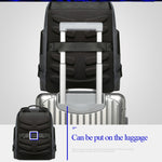 Bopai 851-014318 Moda Outdoor Traspirante Impermeabile Antifurto Borsa a tracolla doppia di grande capacità a tre strati, con porta di ricarica USB, Dimensioni: 31x17x44 cm, 851-014318