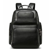 Bopai 851-01981A Zaino da uomo antifurto da viaggio business in pelle primo fiore, dimensioni: 35x26x44 cm, 851-01981A