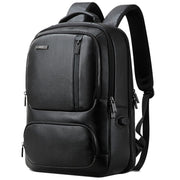 Bopai 851-023911 Zaino da uomo antifurto traspirante Business in pelle primo fiore, dimensioni: 28x18x42 cm, 851-023911