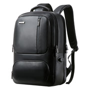 Bopai 851-024011 Zaino da uomo antifurto traspirante Business in pelle primo fiore, dimensioni: 28x18x42 cm, 851-024011