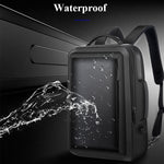Bopai 751-006551 Zaino per laptop traspirante, casual, di grande capacità, con interfaccia USB esterna, dimensioni: 30 x 12 x 44 cm, 751-006551
