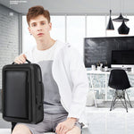 Bopai 751-006551 Zaino per laptop traspirante, casual, di grande capacità, con interfaccia USB esterna, dimensioni: 30 x 12 x 44 cm, 751-006551