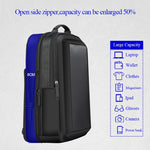 Bopai 751-006551 Zaino per laptop traspirante, casual, di grande capacità, con interfaccia USB esterna, dimensioni: 30 x 12 x 44 cm, 751-006551