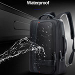 Bopai 751-006561 Zaino per laptop traspirante, casual, di grande capacità, con interfaccia USB esterna, dimensioni: 29 x 16 x 44 cm, 751-006561