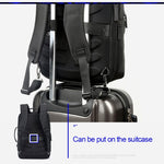 Bopai 751-006561 Zaino per laptop traspirante, casual, di grande capacità, con interfaccia USB esterna, dimensioni: 29 x 16 x 44 cm, 751-006561