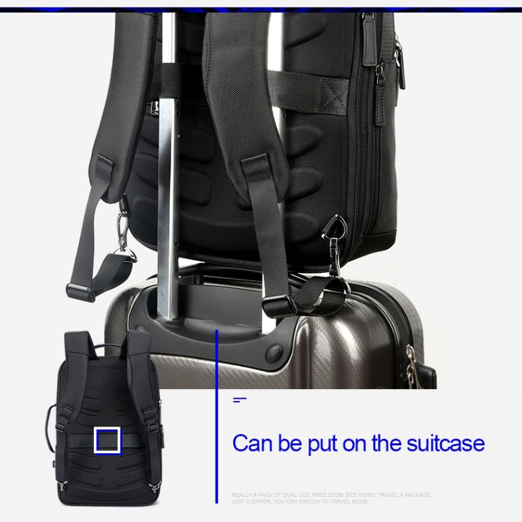 Bopai 751-006561 Zaino per laptop traspirante, casual, di grande capacità, con interfaccia USB esterna, dimensioni: 29 x 16 x 44 cm, 751-006561