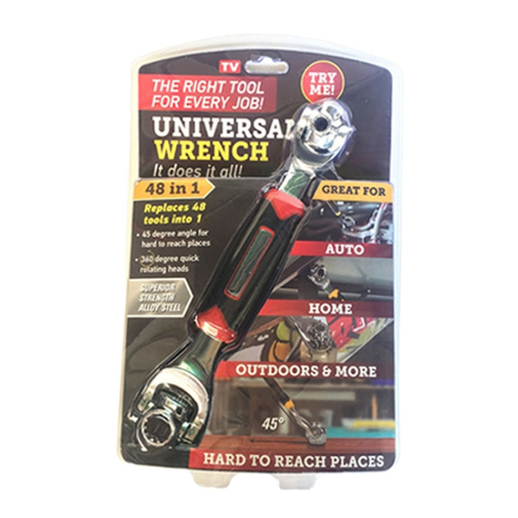 Strumento hardware multifunzionale per chiave a bussola 48 in 1, consegna a colori casuale, 48 in 1 Socket Wrench