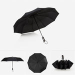 Ombrello anti-UV impermeabile tre pieghe portatile leggero automatico
