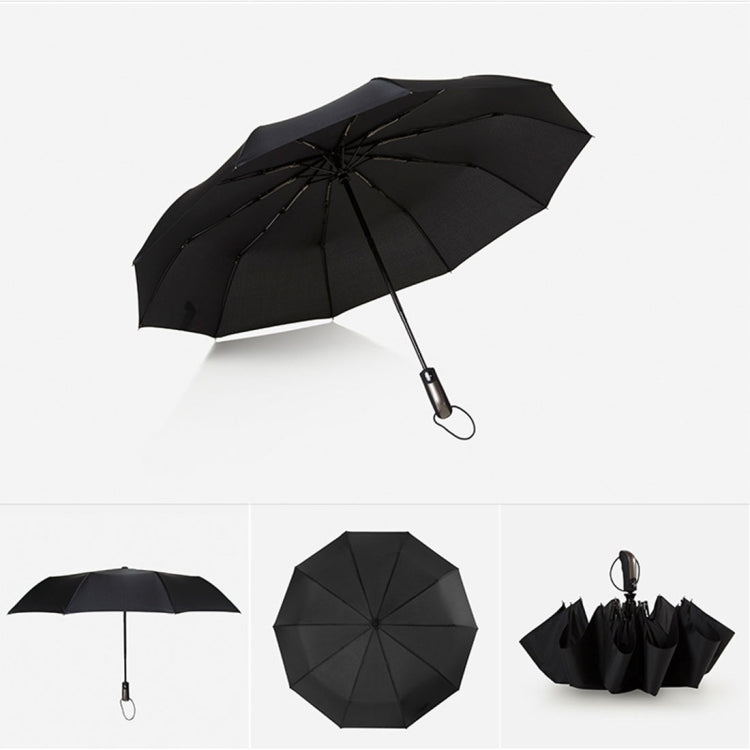 Ombrello anti-UV impermeabile tre pieghe portatile leggero automatico