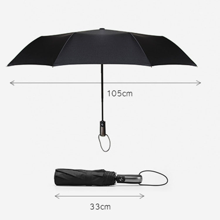 Ombrello anti-UV impermeabile tre pieghe portatile leggero automatico