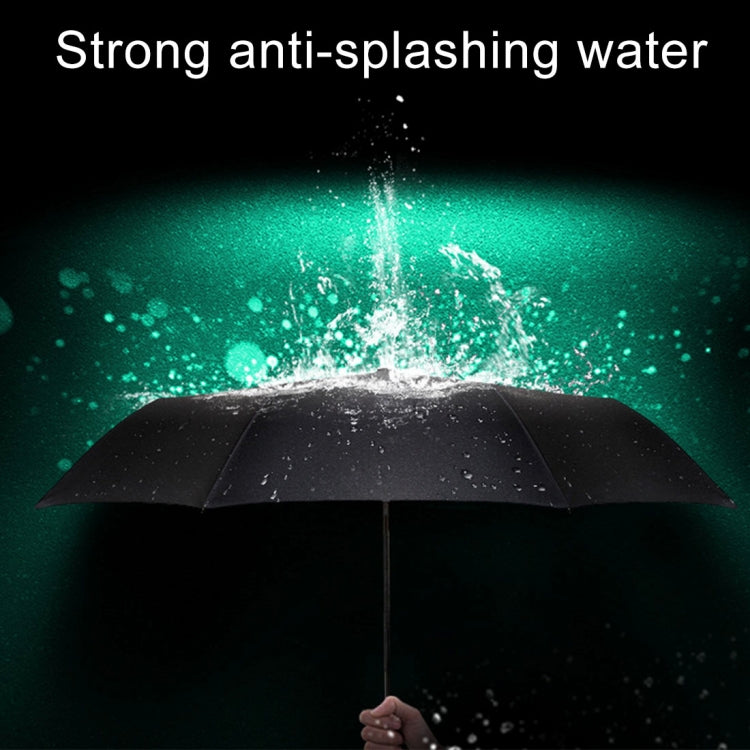 Ombrello anti-UV impermeabile tre pieghe portatile leggero automatico