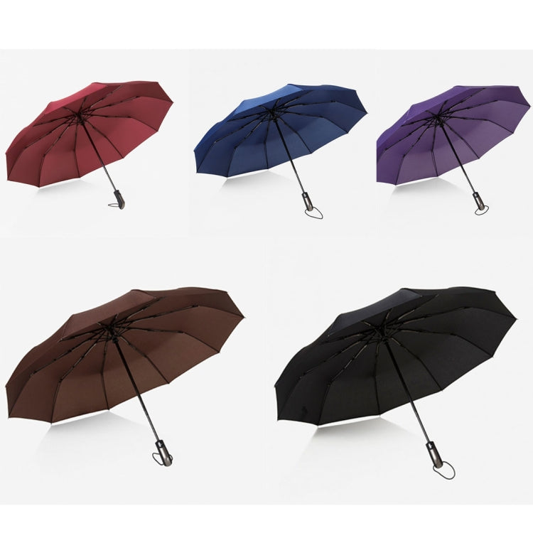 Ombrello anti-UV impermeabile tre pieghe portatile leggero automatico