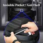 Bopai 751-007301 Borsa a tracolla doppia impermeabile antifurto da lavoro di grande capacità, con porta di ricarica USB, dimensioni: 28x19x42 cm