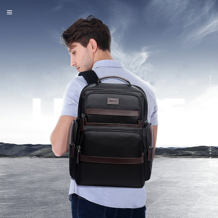 Bopai 751-007301 Borsa a tracolla doppia impermeabile antifurto da lavoro di grande capacità, con porta di ricarica USB, dimensioni: 28x19x42 cm