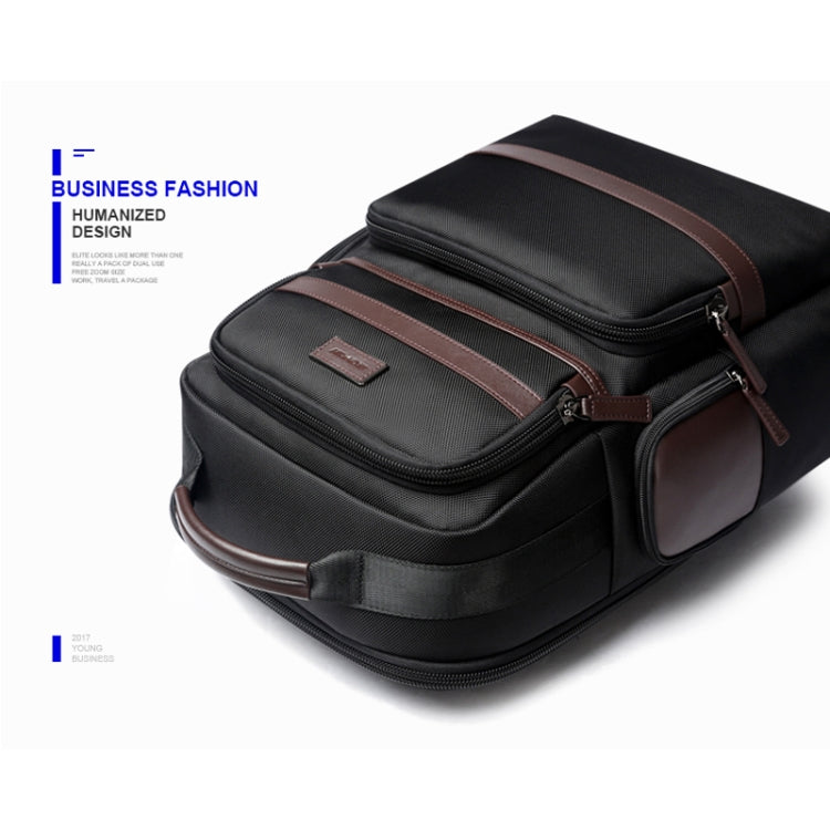 Bopai 751-007301 Borsa a tracolla doppia impermeabile antifurto da lavoro di grande capacità, con porta di ricarica USB, dimensioni: 28x19x42 cm