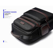 Bopai 751-007301 Borsa a tracolla doppia impermeabile antifurto da lavoro di grande capacità, con porta di ricarica USB, dimensioni: 28x19x42 cm