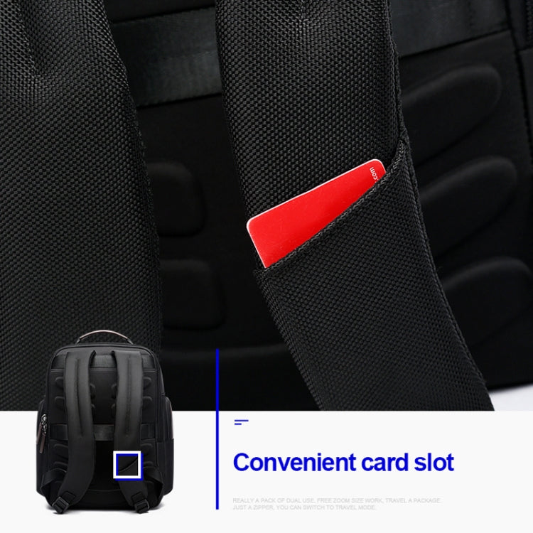 Bopai 751-007301 Borsa a tracolla doppia impermeabile antifurto da lavoro di grande capacità, con porta di ricarica USB, dimensioni: 28x19x42 cm