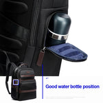 Bopai 751-007301 Borsa a tracolla doppia impermeabile antifurto da lavoro di grande capacità, con porta di ricarica USB, dimensioni: 28x19x42 cm