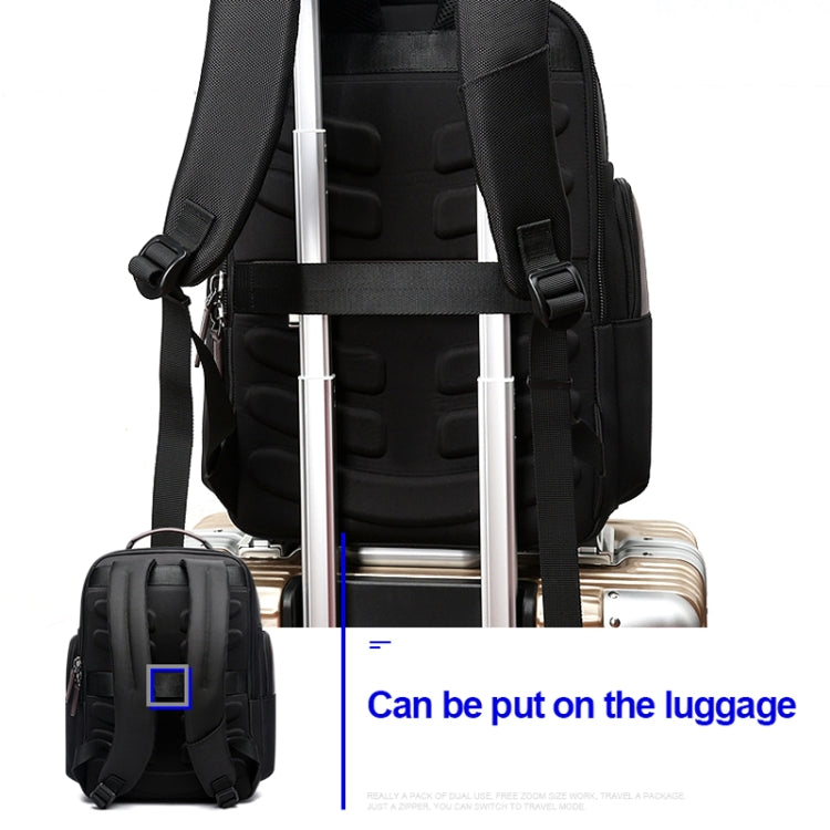 Bopai 751-007301 Borsa a tracolla doppia impermeabile antifurto da lavoro di grande capacità, con porta di ricarica USB, dimensioni: 28x19x42 cm