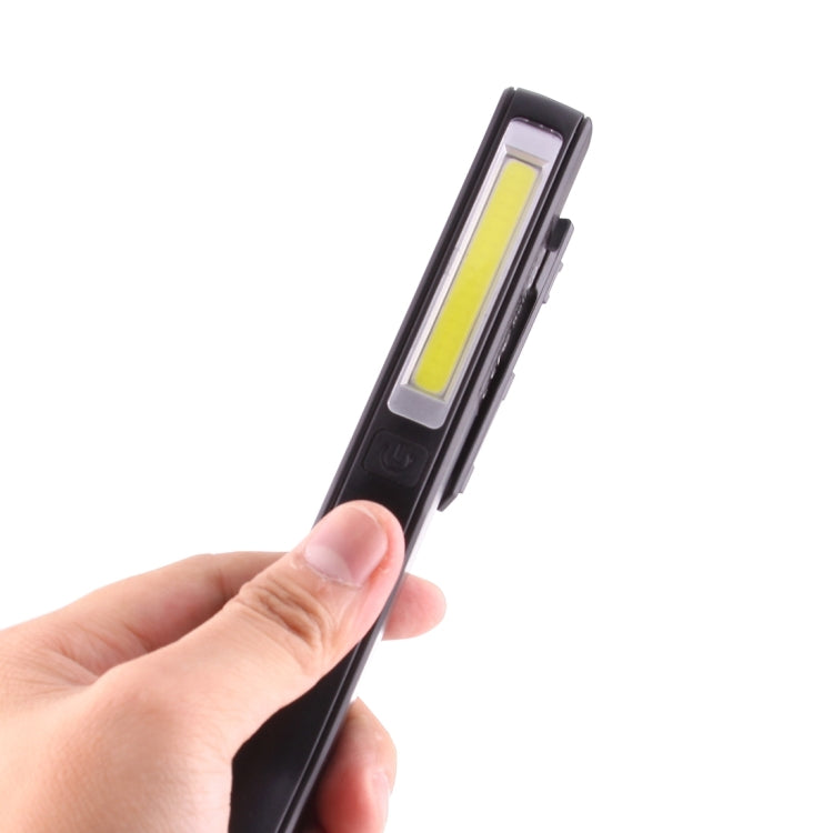 LED COB a 2 modalità con clip per penna magnetica ruotabile di 90 gradi