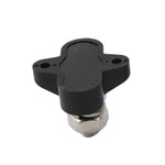 Barra collettrice M10 nera con perni terminali singoli per carichi pesanti per auto/camper/barca, M10 Black