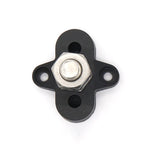 Barra collettrice M10 nera con perni terminali singoli per carichi pesanti per auto/camper/barca, M10 Black