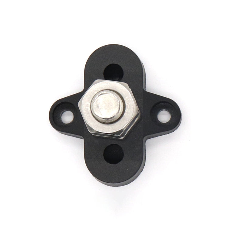 Barra collettrice M10 nera con perni terminali singoli per carichi pesanti per auto/camper/barca, M10 Black