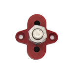 Barra collettrice M10 rossa con perni terminali singoli per carichi pesanti per auto/camper/barca, M10 Red