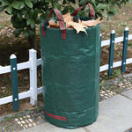 Sacchetti per foglie cadute da giardino in PP da 500 litri da 132 galloni, sacchetti per rifiuti verdi, dimensioni: 80 cm x 100 cm, 500L