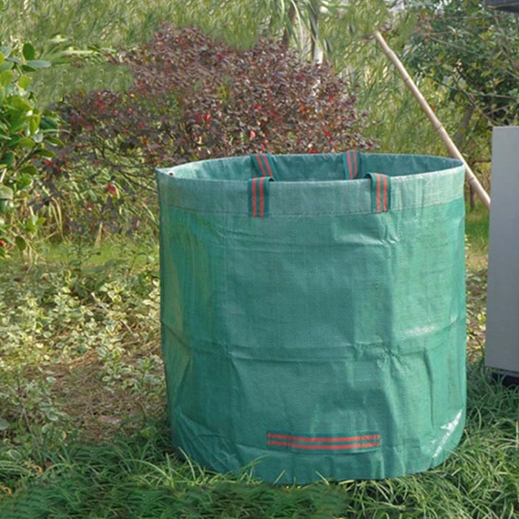 Sacchetti per foglie cadute da giardino in PP da 500 litri da 132 galloni, sacchetti per rifiuti verdi, dimensioni: 80 cm x 100 cm, 500L