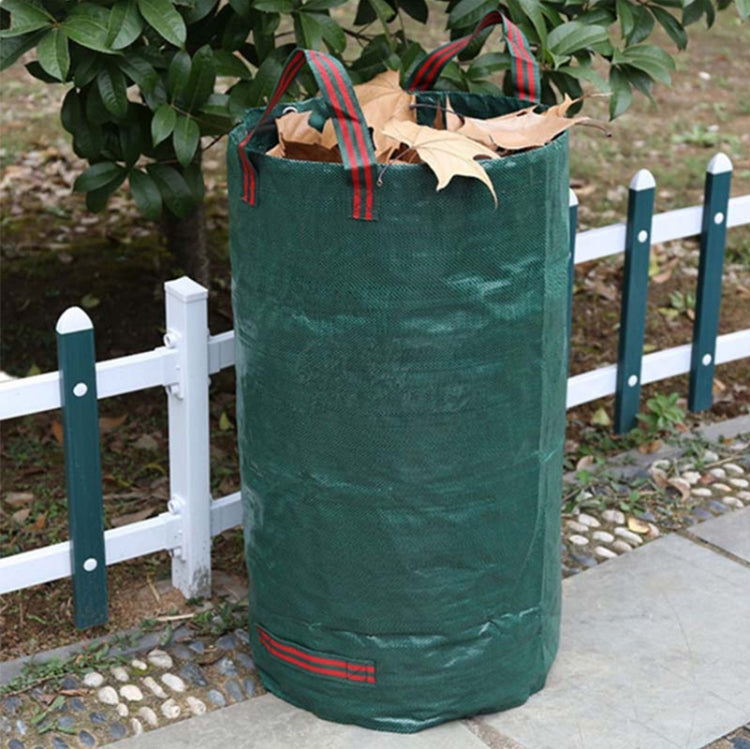 Sacchetti per foglie cadute da giardino in PP da 72 galloni, 272 litri, Sacchetti per rifiuti verdi, dimensioni: 67 cm x 76 cm, 272L