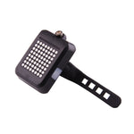 Controllo wireless intelligente della bicicletta Indicatore di direzione ricaricabile tramite USB Luce posteriore per bici160; Luce freno con laser e cinturino di supporto, AQY-0100