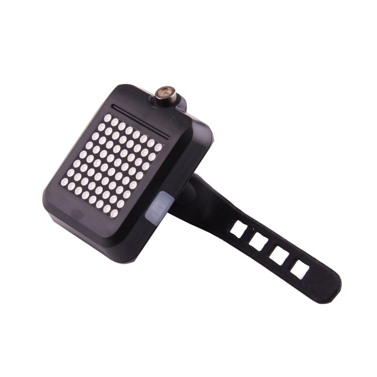 Controllo wireless intelligente della bicicletta Indicatore di direzione ricaricabile tramite USB Luce posteriore per bici160; Luce freno con laser e cinturino di supporto, AQY-0100