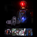 Fanale posteriore per bici LED monocolore ricaricabile USB