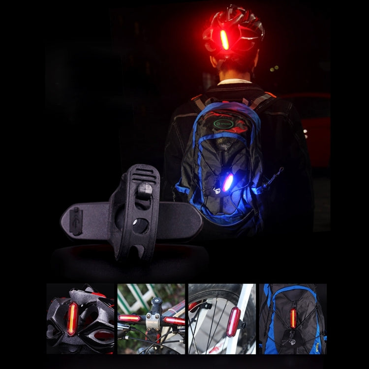 Fanale posteriore per bici LED monocolore ricaricabile USB