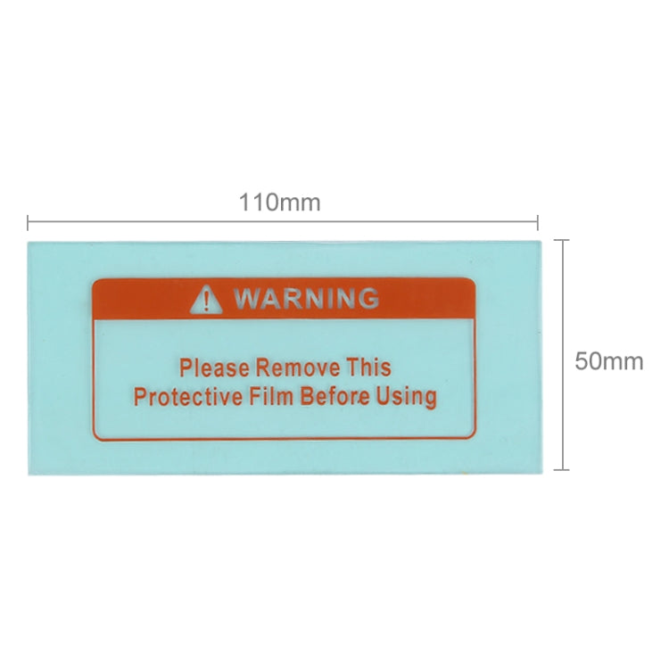 5 pezzi di protezione per maschera per casco per saldatura con oscuramento automatico solare, protezione per PC, dimensioni: 110 x 50 mm ad angolo retto, Size : 110 x 50mm
