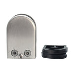 2 PCS 15-20mm Concavo Fondo Curvo Opaco Lucido In Acciaio Inox 201 Clip Fissa Ringhiera In Vetro Strato di Legno Bordo staffa di serraggio, 15-20mm, Curved Bottom, 201 Stainless Steel