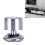 Piedini per mobili per divani con colonna ispessita per trafilatura di fili in acciaio inossidabile da 5 pezzi, altezza: 60 mm, 60mm