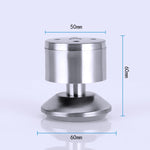 Piedini per mobili per divani con colonna ispessita per trafilatura di fili in acciaio inossidabile da 5 pezzi, altezza: 60 mm, 60mm