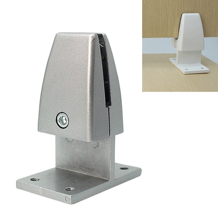 Clip per divisorio con clip di fissaggio per schermo da desktop da ufficio in lega di alluminio a forma di T da 3 pezzi (argento), T Shape (Silver)