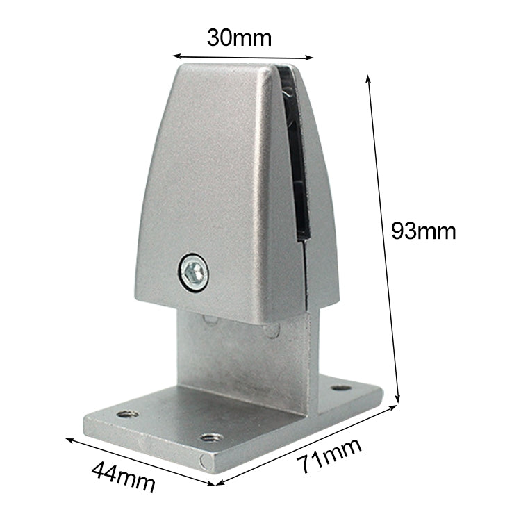Clip per divisorio con clip di fissaggio per schermo da desktop da ufficio in lega di alluminio a forma di T da 3 pezzi (argento), T Shape (Silver)