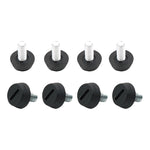 Stub di supporto per viti per mobili con poggiapiedi regolabile da 100 pezzi, M8x15, M8x15