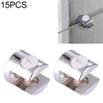 Morsetto fissaggio vetro cilindrico 12 mm lega zinco