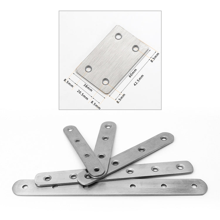 Codice di connessione in acciaio inossidabile da 40 pezzi, pezzo di connessione diritto, numero: 12, 12