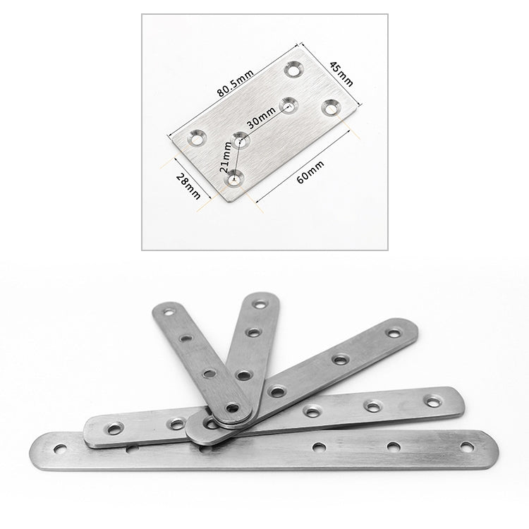 Codice di connessione in acciaio inossidabile da 10 pezzi, pezzo di connessione diritto, numero: 13, 13