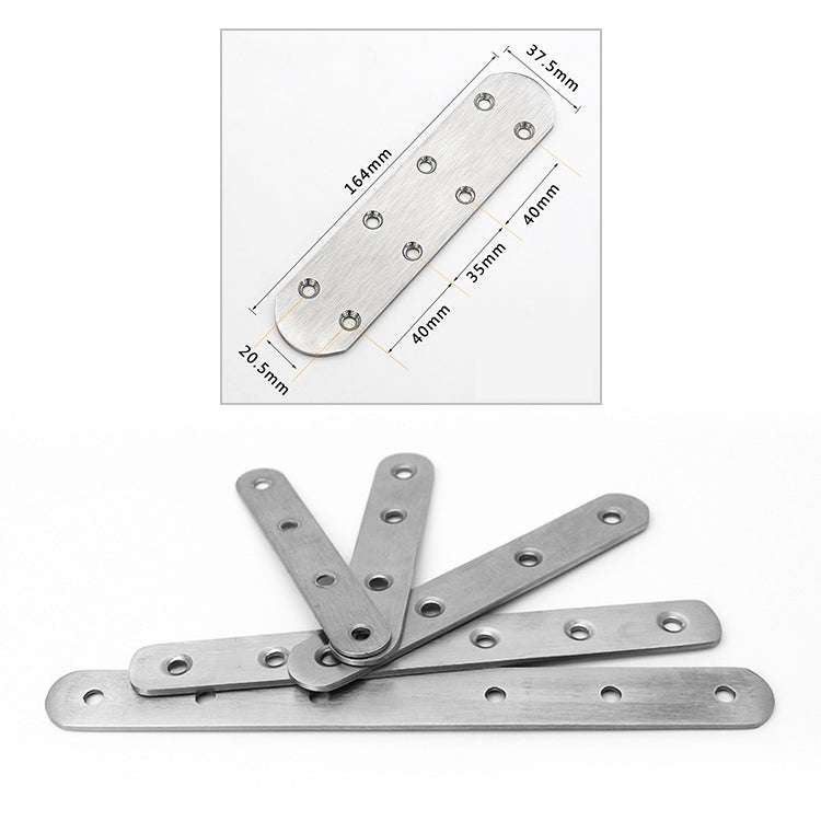Codice di connessione in acciaio inossidabile da 5 pezzi, pezzo di connessione diritto, numero: 20, 20