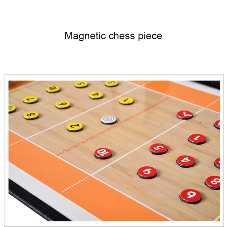 Piastra per allenatore di pallavolo Set per allenamento di pallamano Attrezzatura per pallavolo Grani magnetici e penna, Color folding