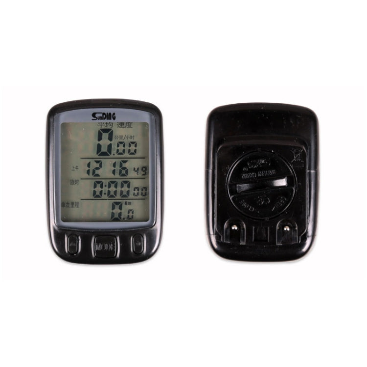 SUNDING 563C Contachilometri contachilometri luminoso per bicicletta con schermo LCD wireless impermeabile, versione cinese, 563C, Chinese Version