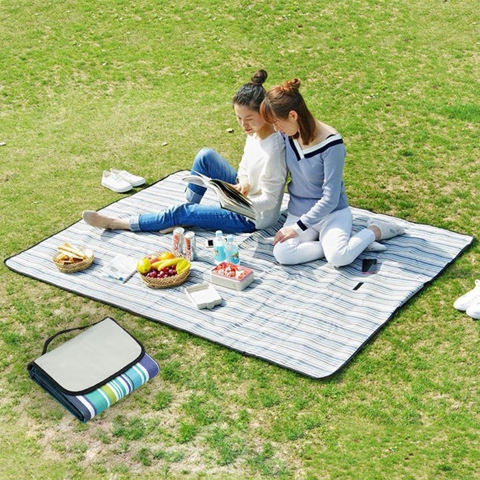 Coperta da picnic per tappetino da campeggio per spiaggia all'aperto in tessuto pieghevole Oxford impermeabile 600D, dimensioni: 150 * 100 cm, consegna colore casuale, Size: 150*100cm
